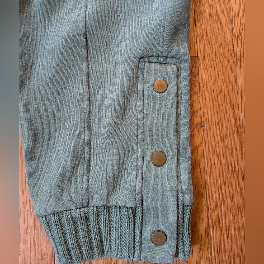 Anthropologie Saturday Sunday Cropped Joggers with snap detail Sz S - Picture 4 of 5
